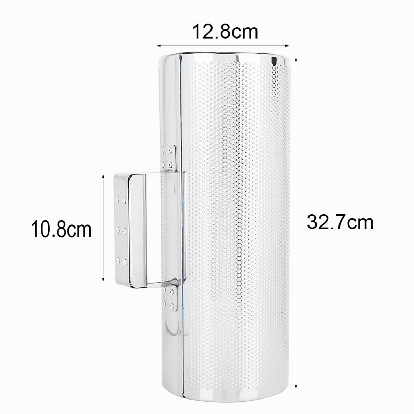 Oumefar Instrumento de Percusión Profesional de Acero Inoxidable Guiro de Metal con Raspador Tonos Brillantes Fácil de Transportar