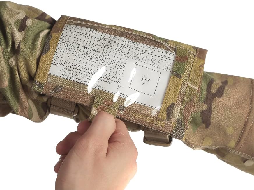 Tactical Gear - Shooters Armband Sleeve - Tactical Gear - Wrist Sleeve - Shooting Range Accessories - Wrist Map Holder - Military Arm Pouch