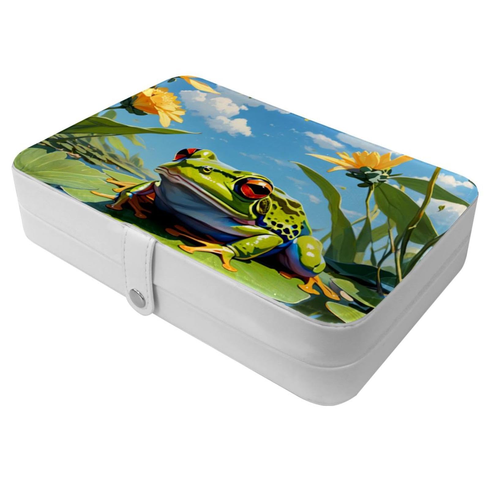Boîte à bijoux voyage grenouille résout les colliers emmêlés