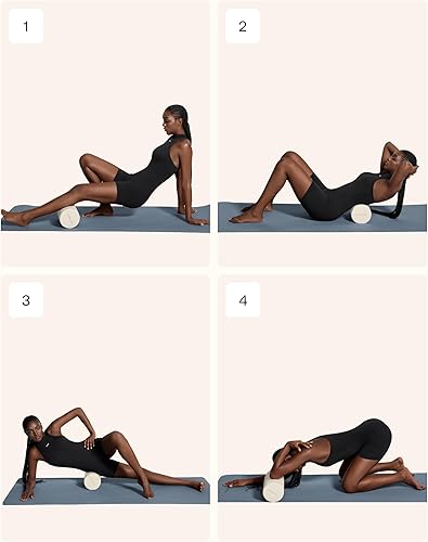 Miniatura 7 de BetterMe - Rodillo de espuma para recuperación muscular, rodillo de ejercicio de alta densidad para espalda y piernas, rodillo de masaje de tejido