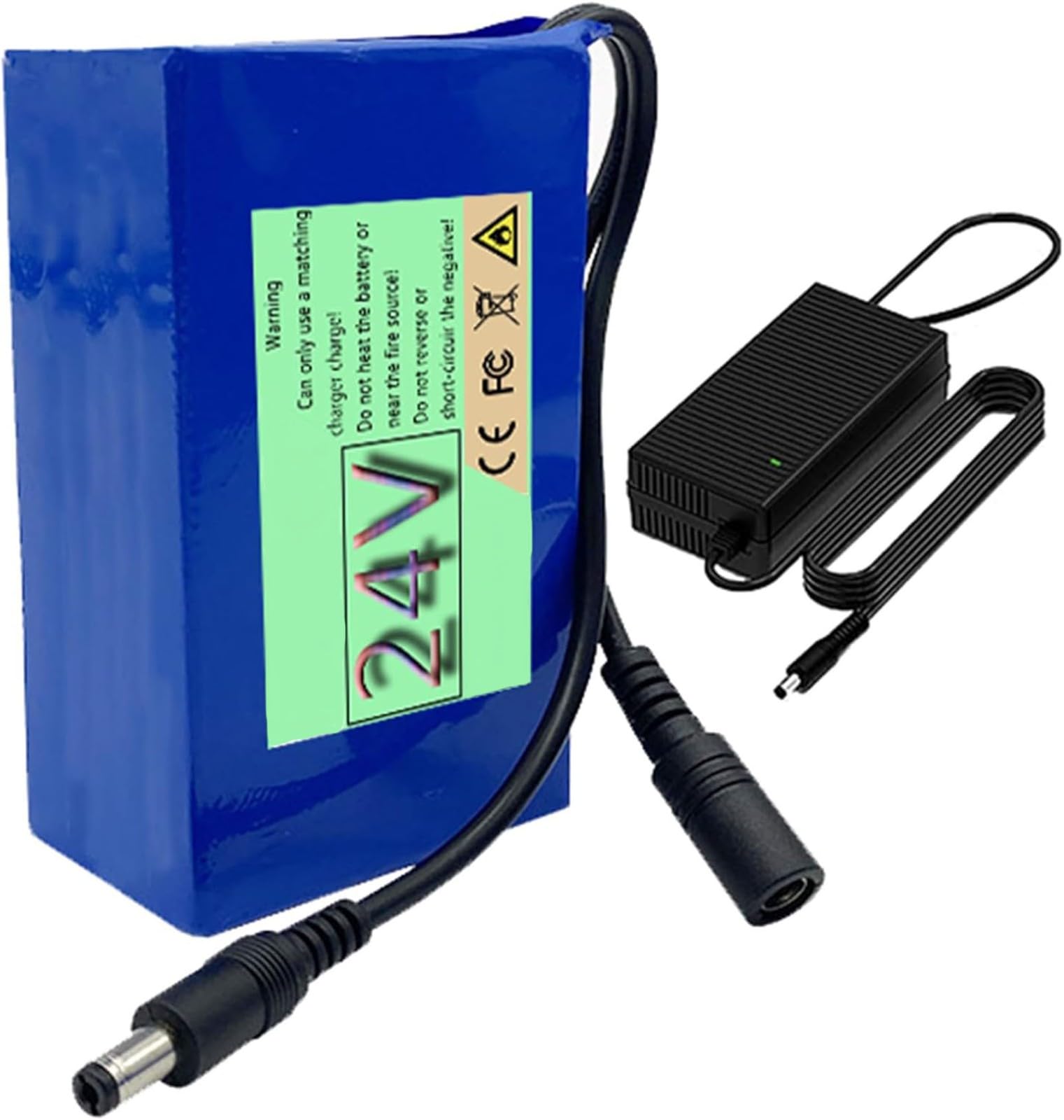 Batterie 24V Pour Vélo Électrique - 5Ah, 7Ah, 16Ah Ou 45Ah - Compatible Moteurs 250W à 800W - Avec Chargeur Inclus