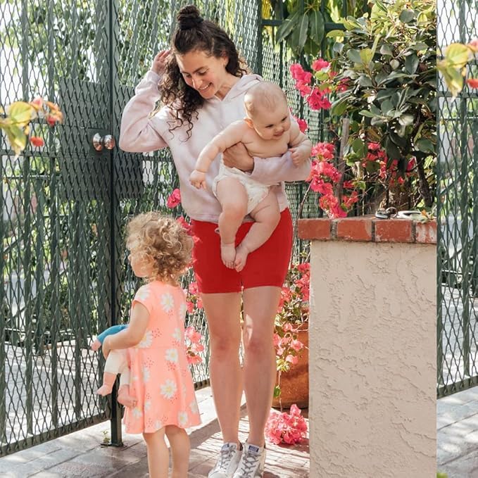 GROTEEN 8'' Biker Shorts Women with Pockets - High Waisted Tummy Control Yoga Workout Running Gym Spandex Shorts3