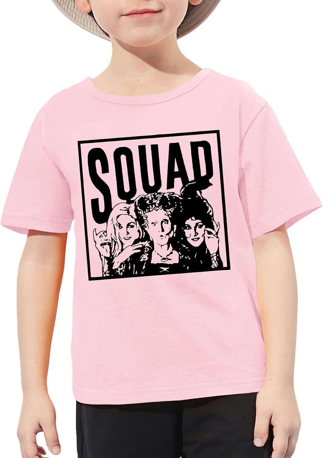 CAZYCHILD Hocus Pocus Shirt Toddler Boys Girls Halloween T-Shirts Sanderson Sisters Squad Graphic Tee Tops