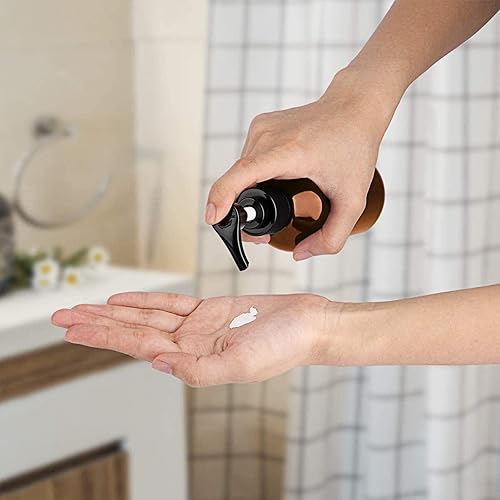 Miniatura 15 de 12 Pack Shampoo and Conditioner Dispenser Bottles, 8 Pack 22 Oz and 4 Pack 8 Oz Refillable Square Plastic Pump Bottles, Shower Soap Dispenser for