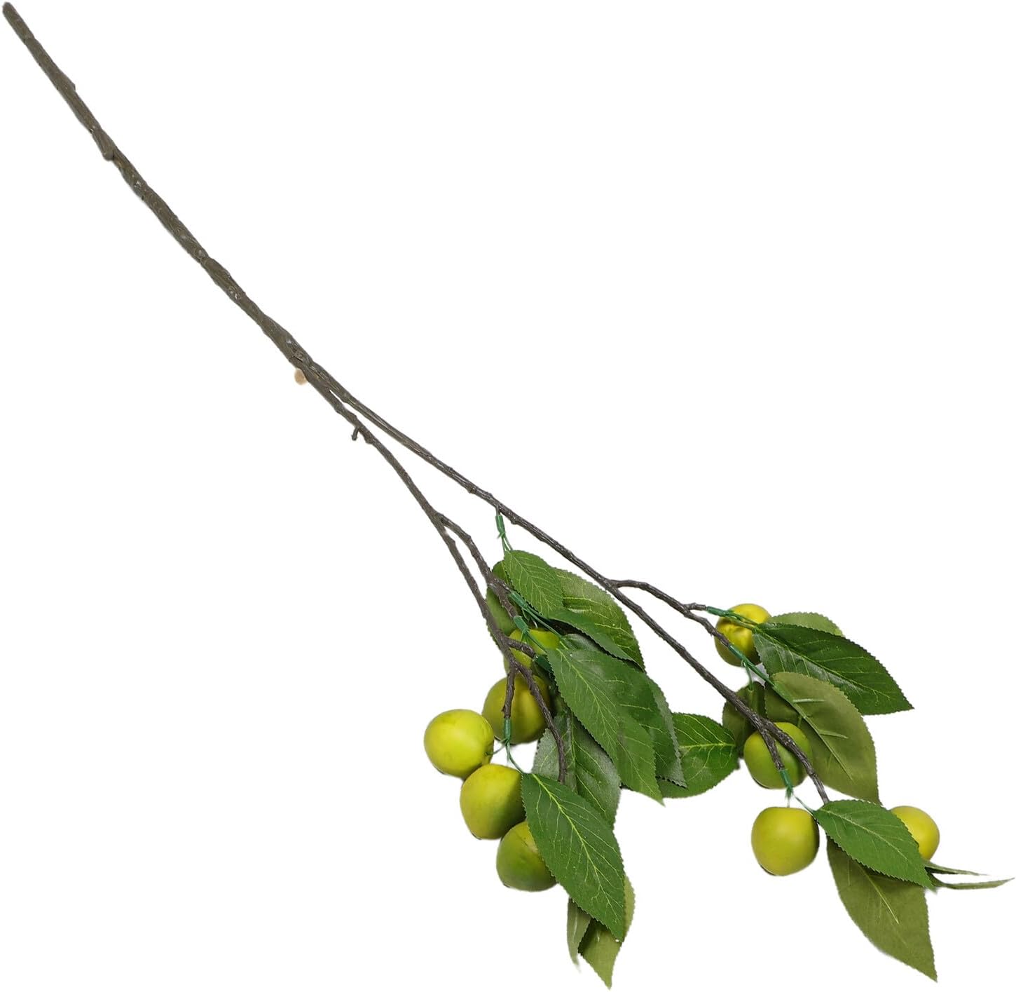 Artificial Fruit Tree Branches Faux Plum Twigs Simulation Greenery Stems for Vase Arrangement Home and Party Decoration