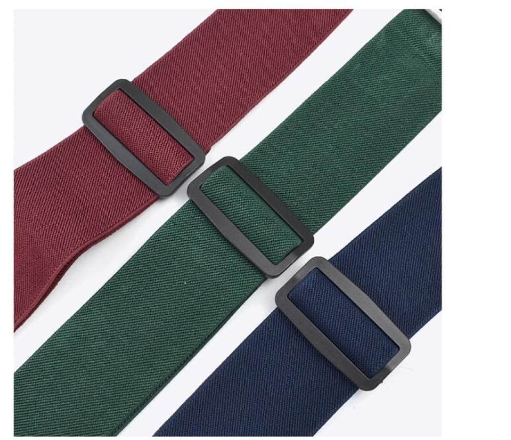 Herren Hosenträger,1pcs 5*120cm für Erwachsene Herren 4 Clips Hosenträger große Starke Stretch X-back Herren Elastische Einstellbare breite Arbeitsriemen