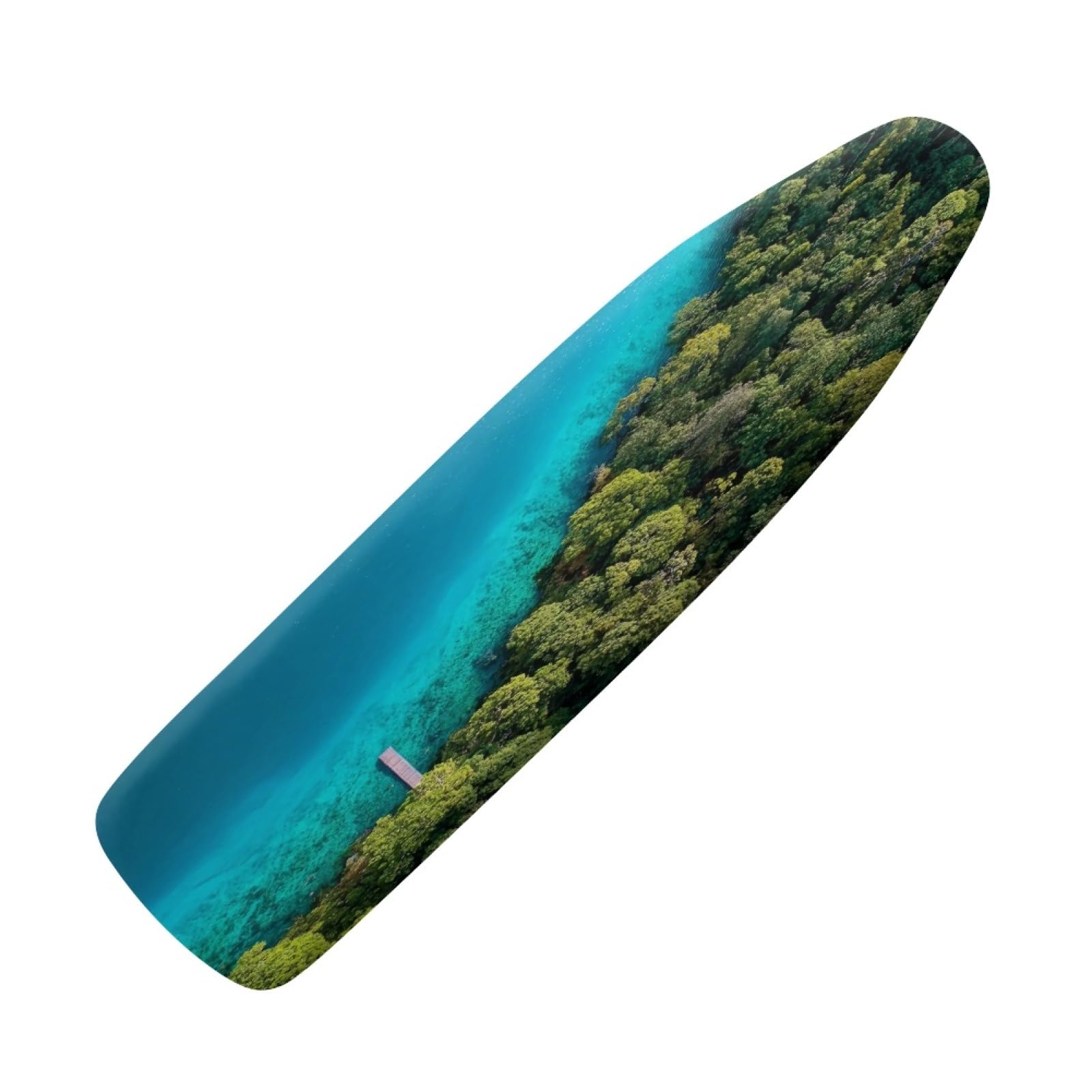 Ironing Board Covers 125 x 45 Elasticated Dark Blue with Padding, Easy Fit and Resists Scorching,Bungee Elasticated Ironing Board Covers Large, Easy Placement