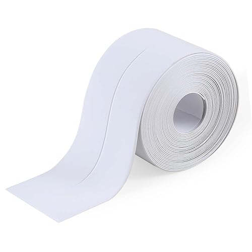 Cinta adhesiva para calafatear súper pegajosa, impermeable, autoadhesiva para cocina, baño, lavabo, molduras decorativas, sellador de azulejos de