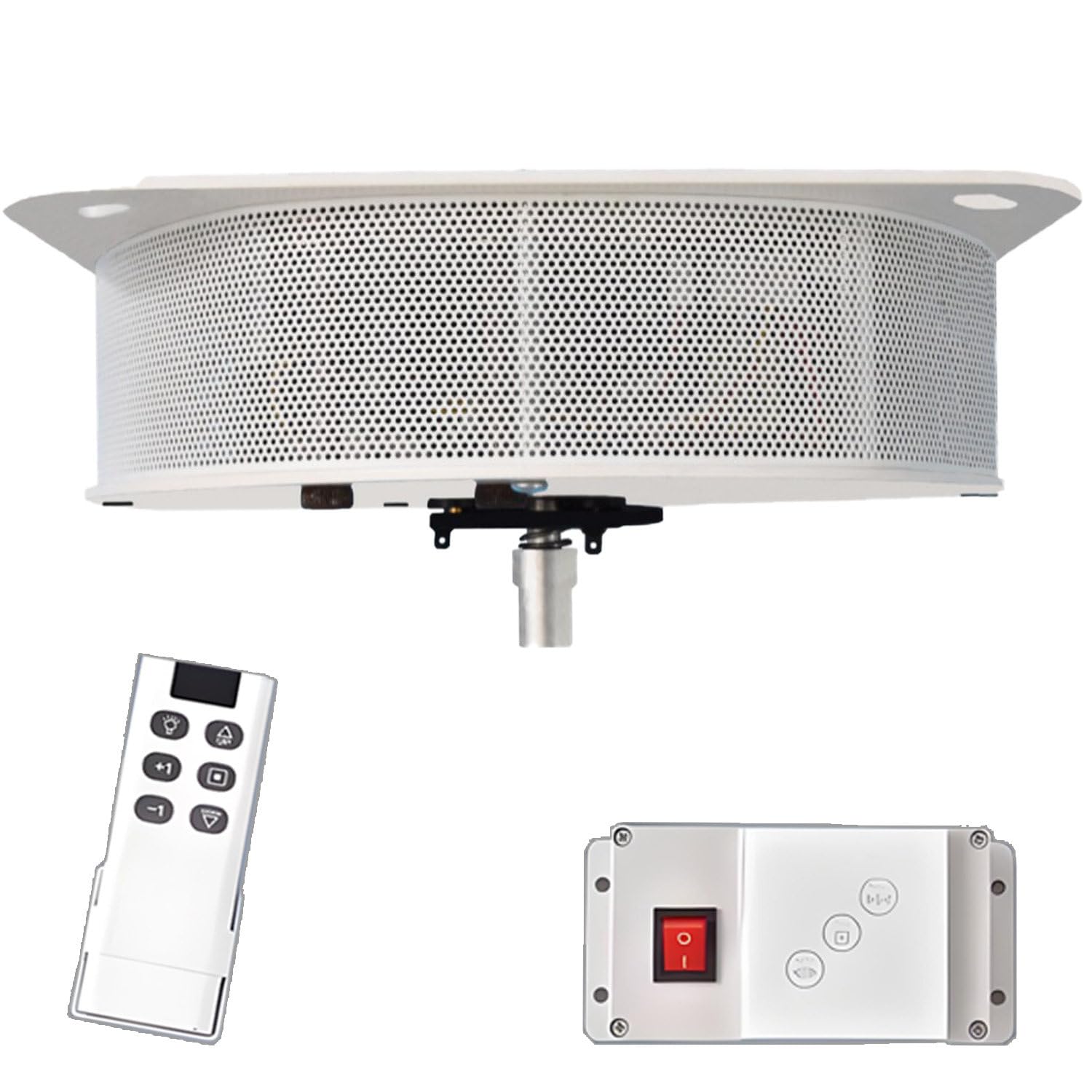 CelyToe 110v 2in1 Professional Chandelier Lifting System,Chandelier Hois W/Remote Control And Wall Switch, It Suitable For Lamp Cleaning 19.69ft Lift Stroke 130KG/6M
