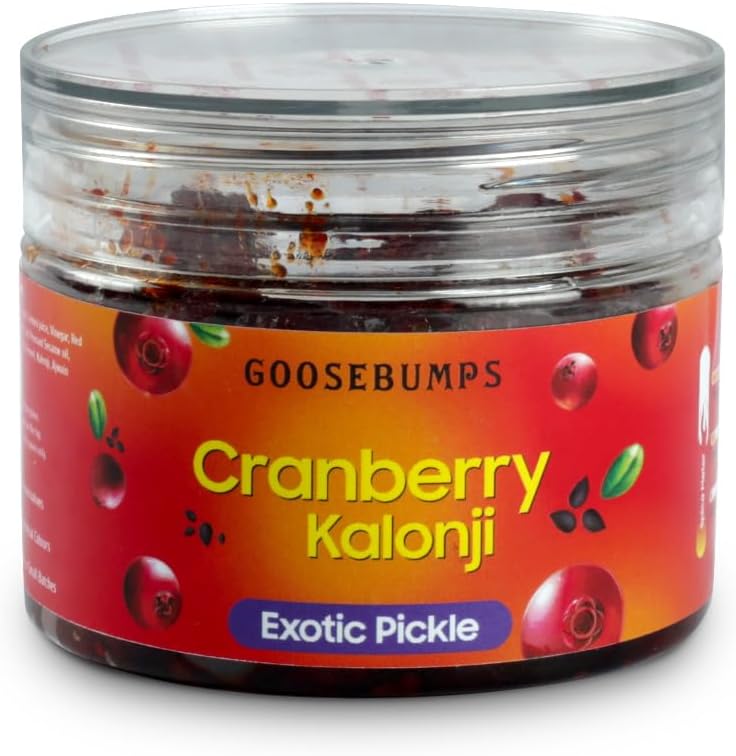 Goosebumps Cranberry Kalonji Pickle