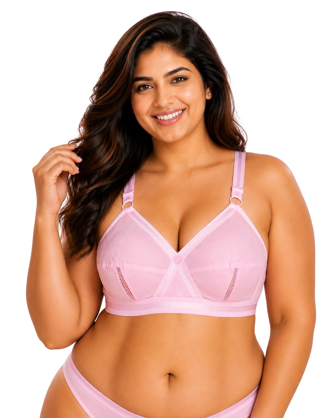 sona Perfecto Plus Size Cotton Full Coverage Bra for Women Heavy Bust-picture-12