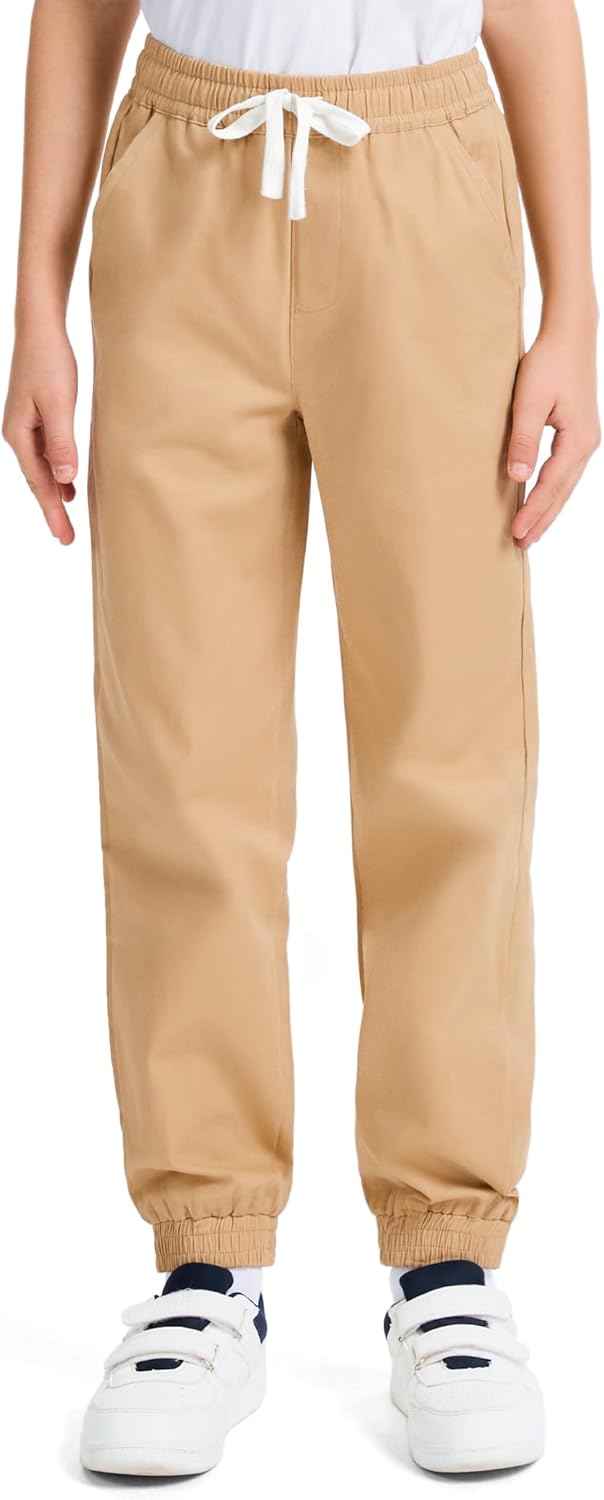 KEREDA Boys Uniform Pants Twill Pull On Jogger Pants for Boys School Clothes with Pockets - Image 5