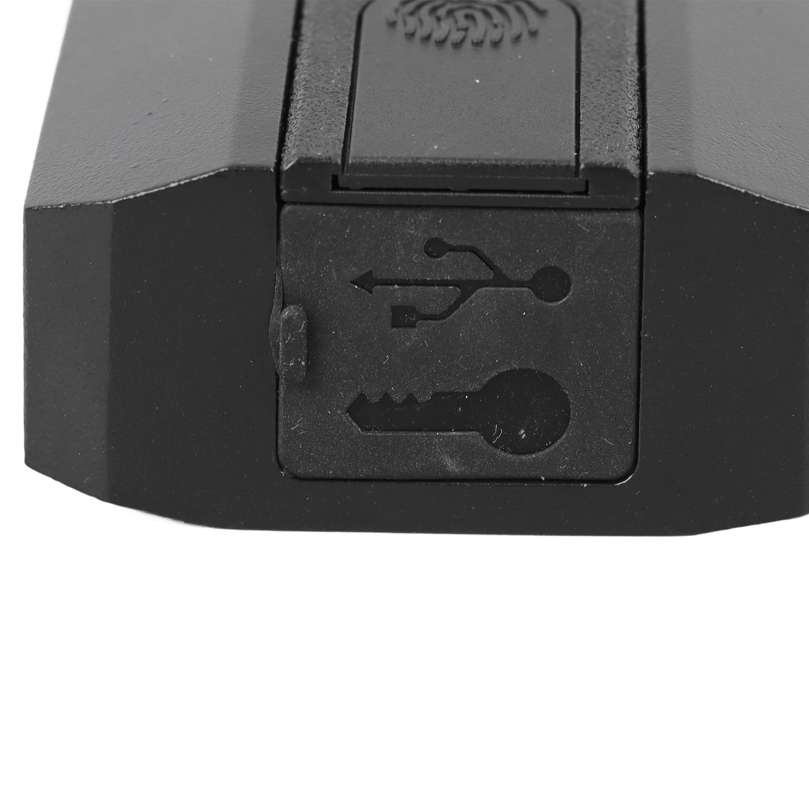 Cerradura de Huellas Dactilares, Candado Electrónico Antirrobo Recargable para Gimnasio para Gabinete para el Hogar
