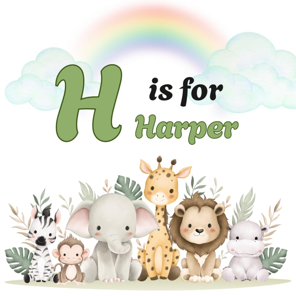 H IS FOR HARPER: Personalized Alphabet Adventure - Custom Initial & Name ABC Learning Book for Preschoolers ("Letter by Letter" Personalized Book Collection)