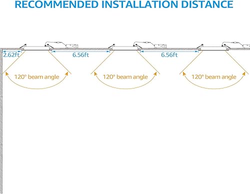 Miniatura 4 de TORCHSTAR Paquete de 12 luces empotrables LED delgadas de 5CCT de 6 pulgadas con caja de conexiones, CRI 90+, 2700K3000K3500K4000K5000K, luz
