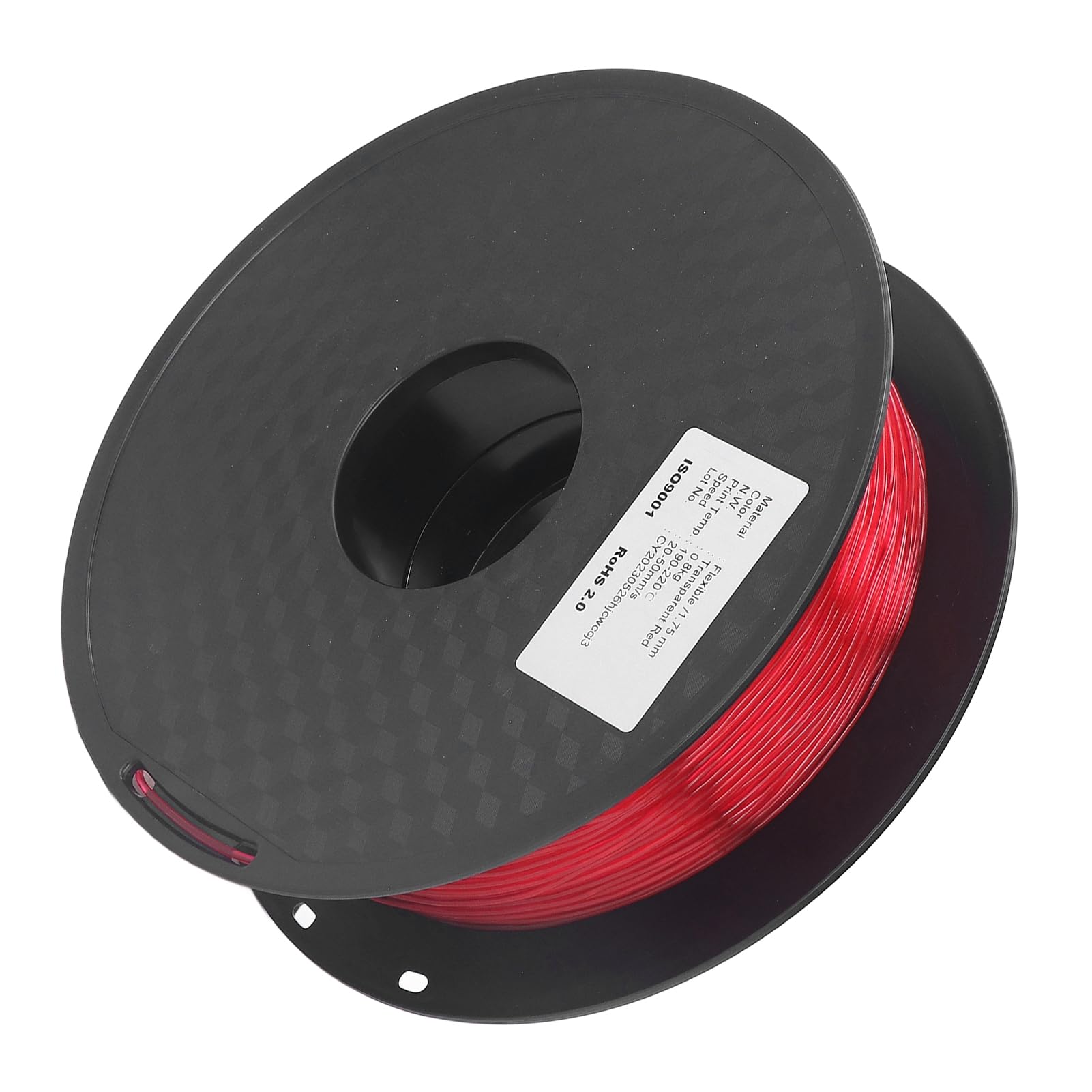 Wakects Filament TPU 1,75 Mm, Pakiet Elastycznego Włókna TPU 1 Kg, Materiały Eksploatacyjne do Drukarek 3D FDM o Niskim Wypaczeniu, Płynne Podawanie, 374F do 428F dla Hobbystów i Twórców