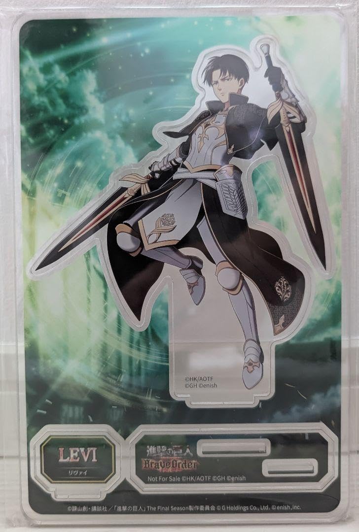 進撃の巨人 ブレイブオーダー リヴァイ アクリルスタンド 閃撃騎士 進撃の巨人 ブレイブオーダー ブレオダ 閃撃騎士リヴァイ