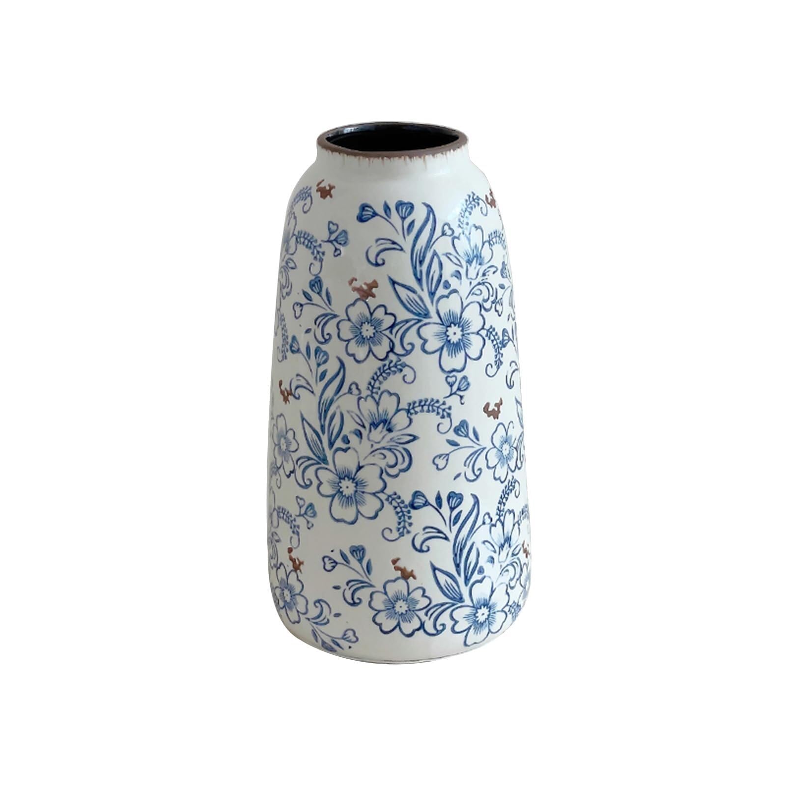 Vase en céramique rétro idée cadeau idéale pour décoration de bureau et étagères L
