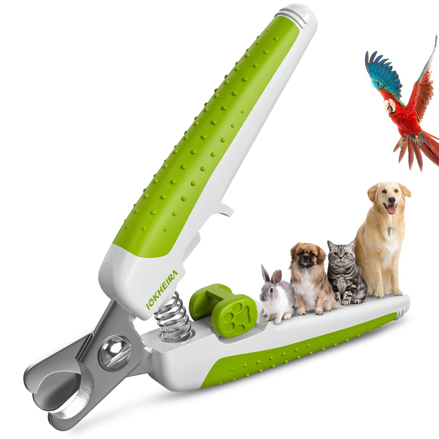 IOKHEIRA Dog & Cat Nail Clippers and Trimmer for Large Dogs, with Quick