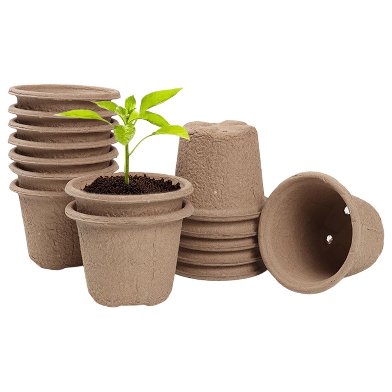 Pots de fleurs pour pépinière légers avec drainage pour jardin