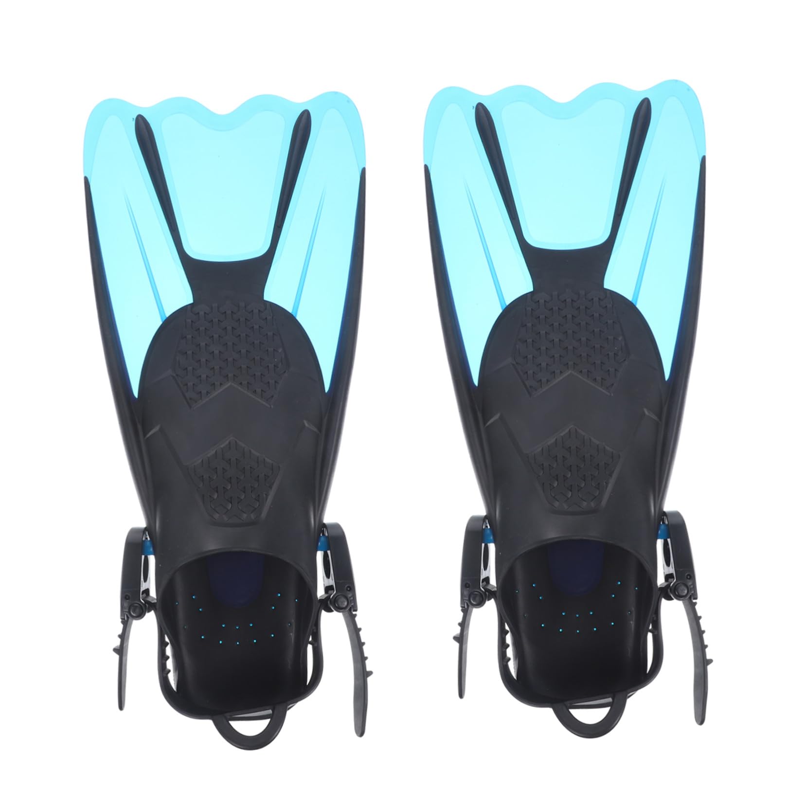 Kisangel 2stücke Schwimmflossen für Erwachsene Flexible Trainingsflossen für Schnorcheln und Schwimmen Ermüdungsfreies Schwimmen mit Optimaler Komfort für Anfänger und Profis