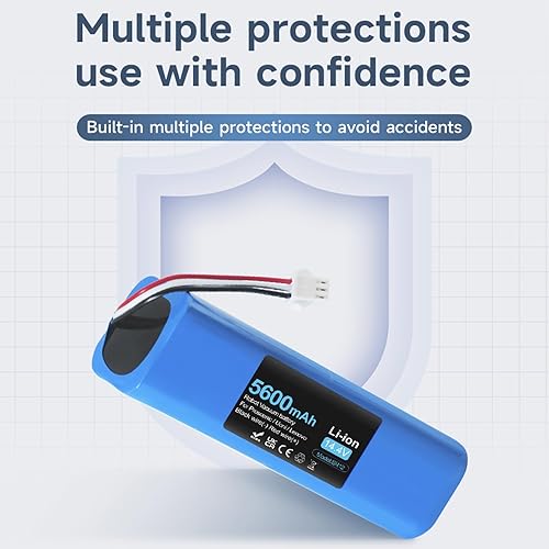 Miniatura 3 de Tenberly Batería de repuesto para Proscenic M7 Pro M8 Pro M7 Max, Uoni V980 Max V980 Plus Roidmi Eve Plus, Lydsto R1, VIOMI S9, ROIDMI EVE Plus,