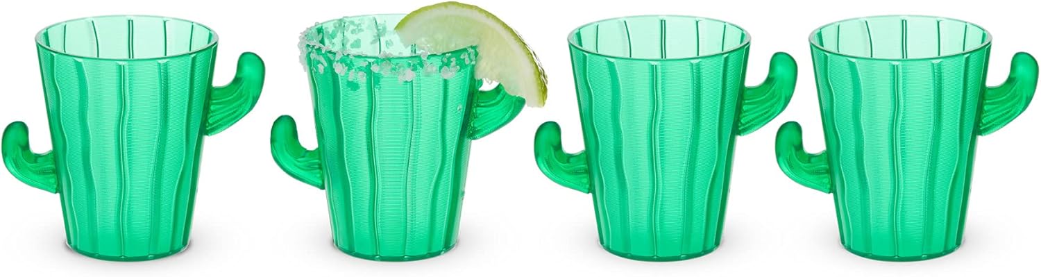 🔥 True Zoo Cactus Shot Glasses, Holds 2 Ounces, Set of 4, Green, Novelty Succulent Party Shot Glasses for Cinco de Mayo Review Discount True Zoo Cactus Shot Glasses, Holds 2 Ounces, Set of 4, Green, Novelty Succulent Party Shot Glasses for Cinco de Mayo