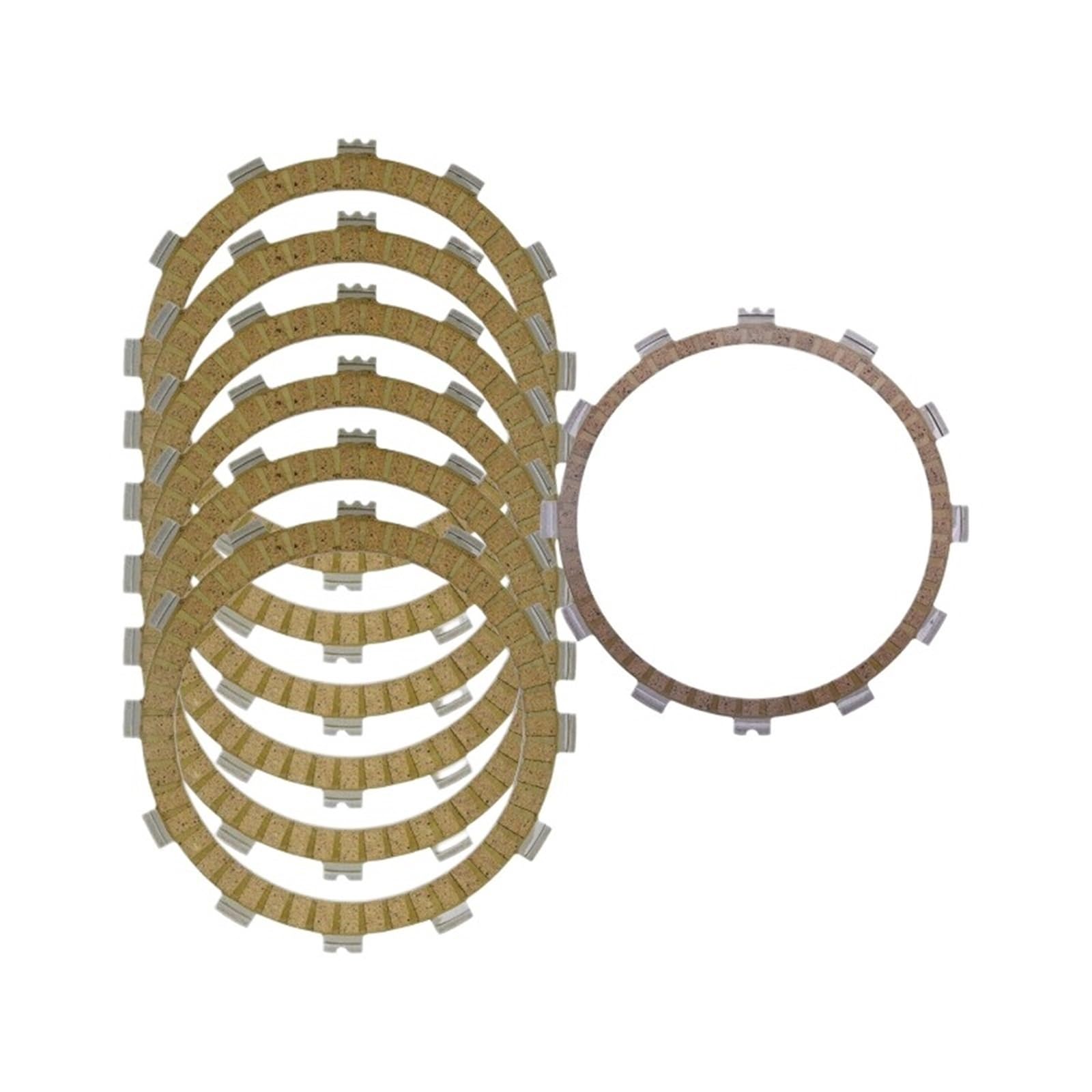 Gaubxct One Color Motorcycle Clutch Friction Disc Plate Kit Fit For Yamaha Mt07 700 Mt03 660 Xt660 Xt660r Xt660x Xt660z