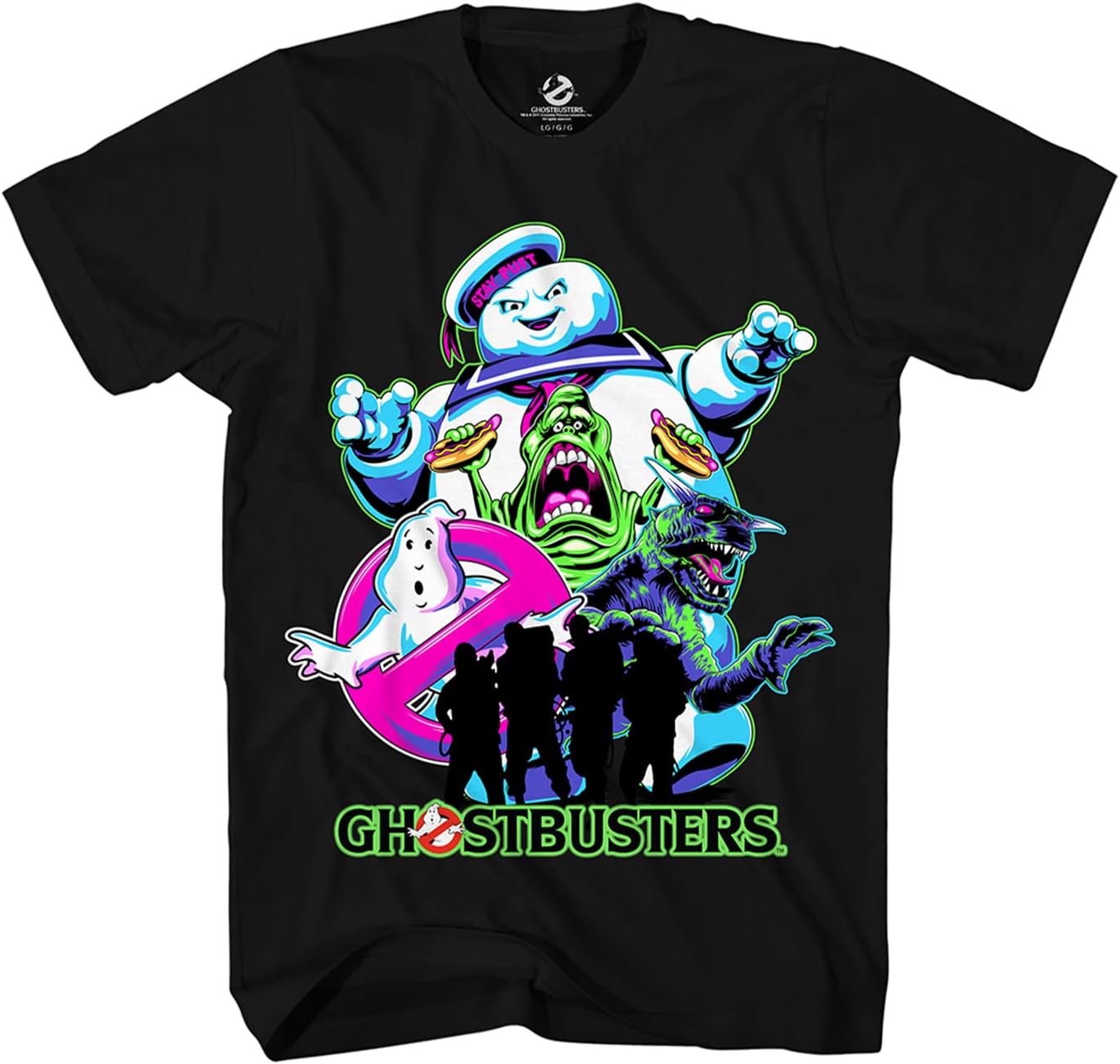 Ghostbusters Mens Stay Puft Shirt Stay Puft Logo Tee Shirt Graphic T-Shirt