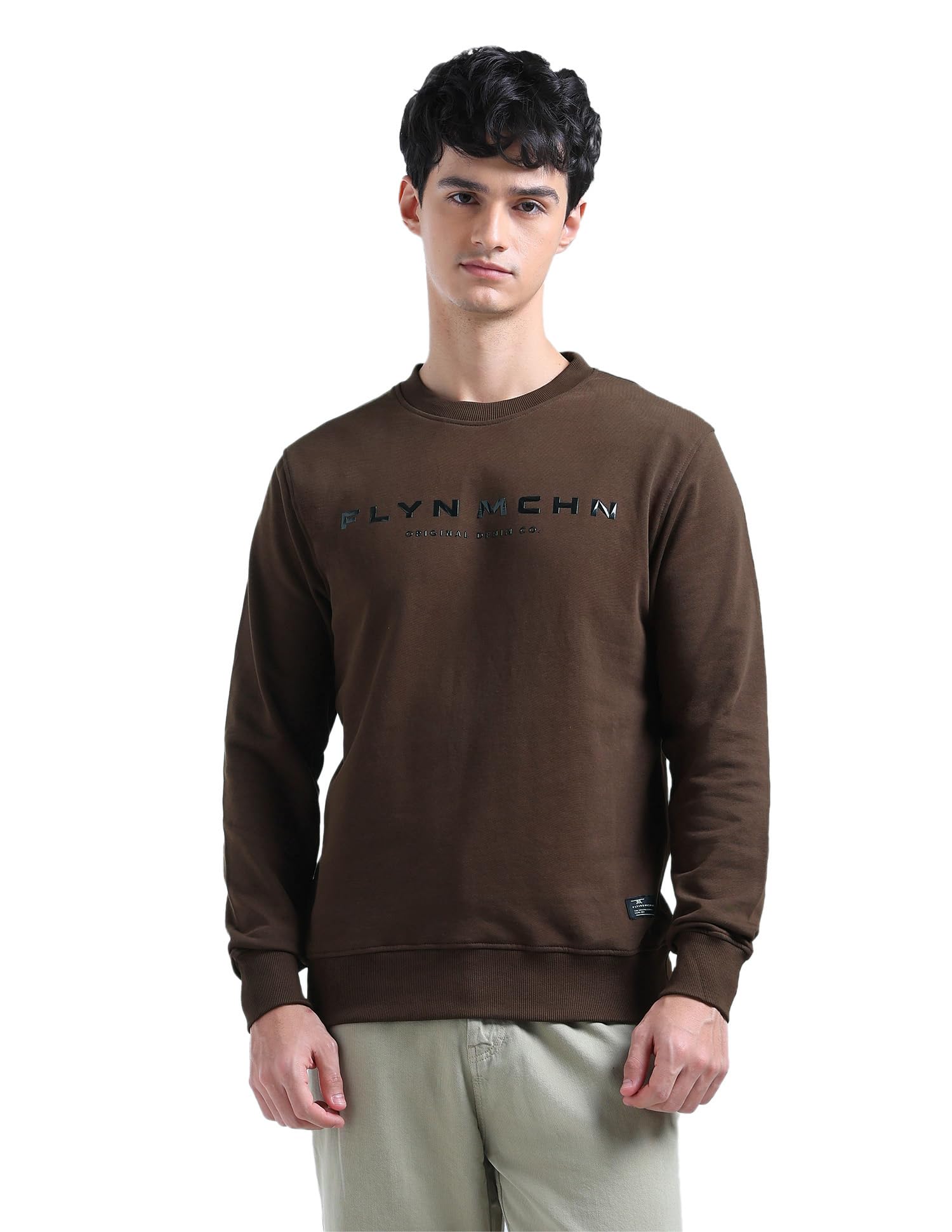 flying machine Men's Regular Fit Sweatshirt| Printed-picture-24