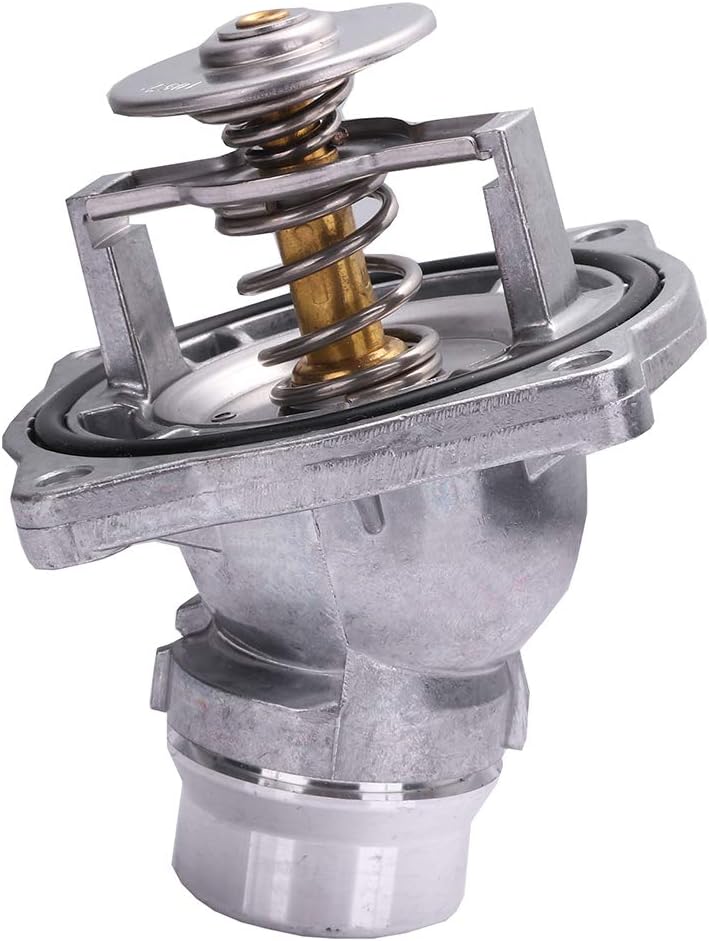 ECCPP 11531436386Engine Coolant Thermostat and Housing Assembly Radiator Coolant Thermostat Housing Equipment fit for BMW 540i 1999-2003, for BMW 740i 1999-2001, for BMW 740iL 1999-2001
