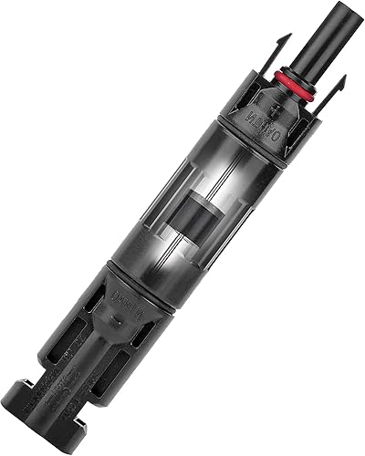 Miniatura 3 de Conector de panel solar fotovoltaico machohembra 20A diodo incorporado conectores de alambre solar impermeable anti-reflujo