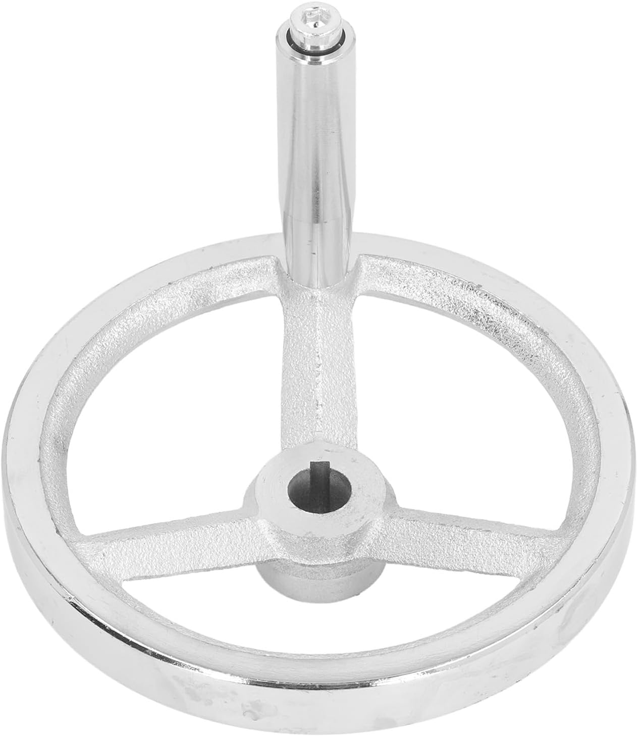 KUIDAMOS Lathe Handwheel, 16x160MM Hand Wheel with Removable Handle Lathe Handwheel with Handle Easy Control Grinding Machine Handwheel for Milling Machine Tool Handwheel