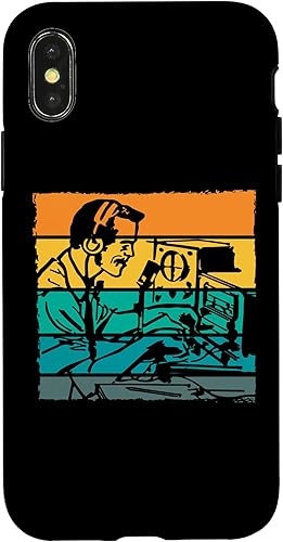 Miniatura 5 de iPhone 12 mini Retro Radio Vintage Broadcast Ham Radio Case