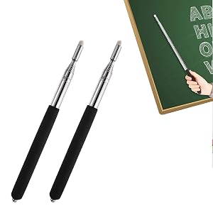 Extendable Pointing Rod with Hand Strap Pointer Presenter Telescopic Bat Pointing Stick Extendable Telescopic Rod for Teachers Whiteboard Blackboard Pointer Pointer for Teacher