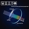 Progressive Multifocus Computer Reading Glasses Blue Light Blocking Titanium Alloy Bendable Multifocal Readers Multi Focus No Line Eyeglasses Eyewear Anti Glare Eye Strain Ultralight for Men and Women