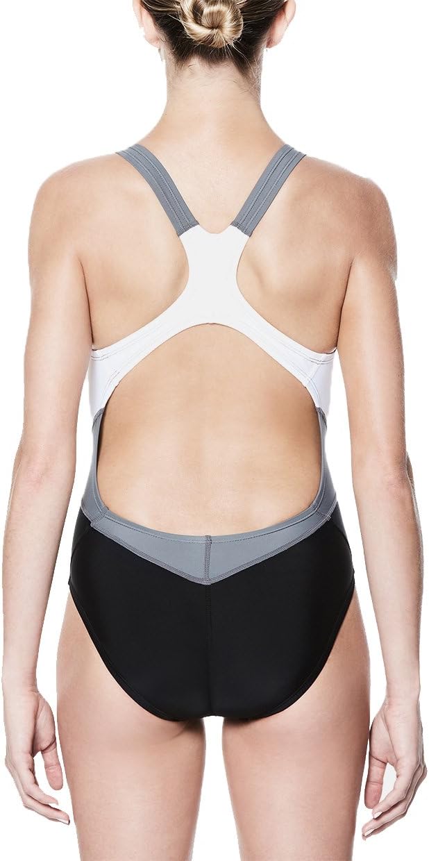 Nike Women's Victory Color Block Power Back Tank Swimsuit