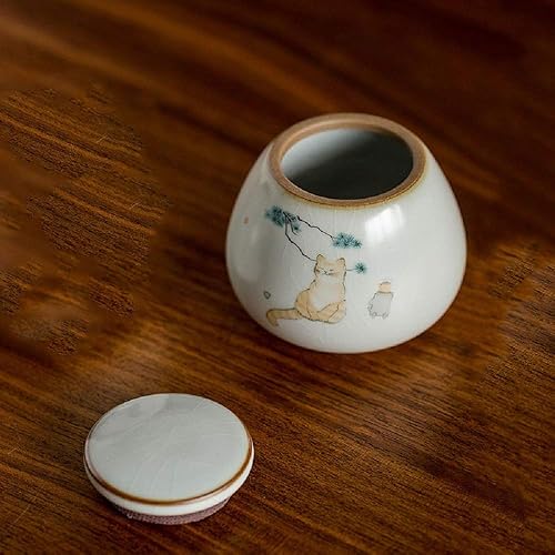 Miniatura 4 de CHUNCIN - Urna de cremación de cerámica para adultos, urna de cremación para adultos, urna de cerámica, cajas de recuerdo, urna conmemorativa, una