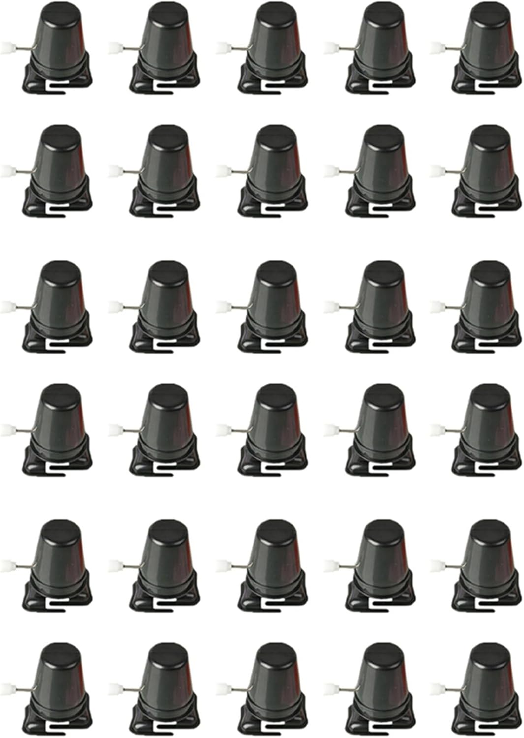 30Pcs Clockwork Legged Robot Kid Toy Wind Up Toy Movement Mechanism Movement Plaything Toys for Kid Toy Sports Black