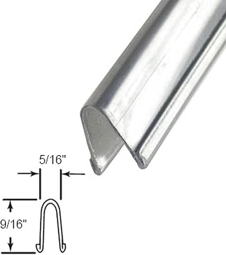 Miniatura 4 de Cubierta de riel de umbral grande prémium para puertas de vidrio de patio, reparación de herrajes de repuesto de acero inoxidable para reparación de