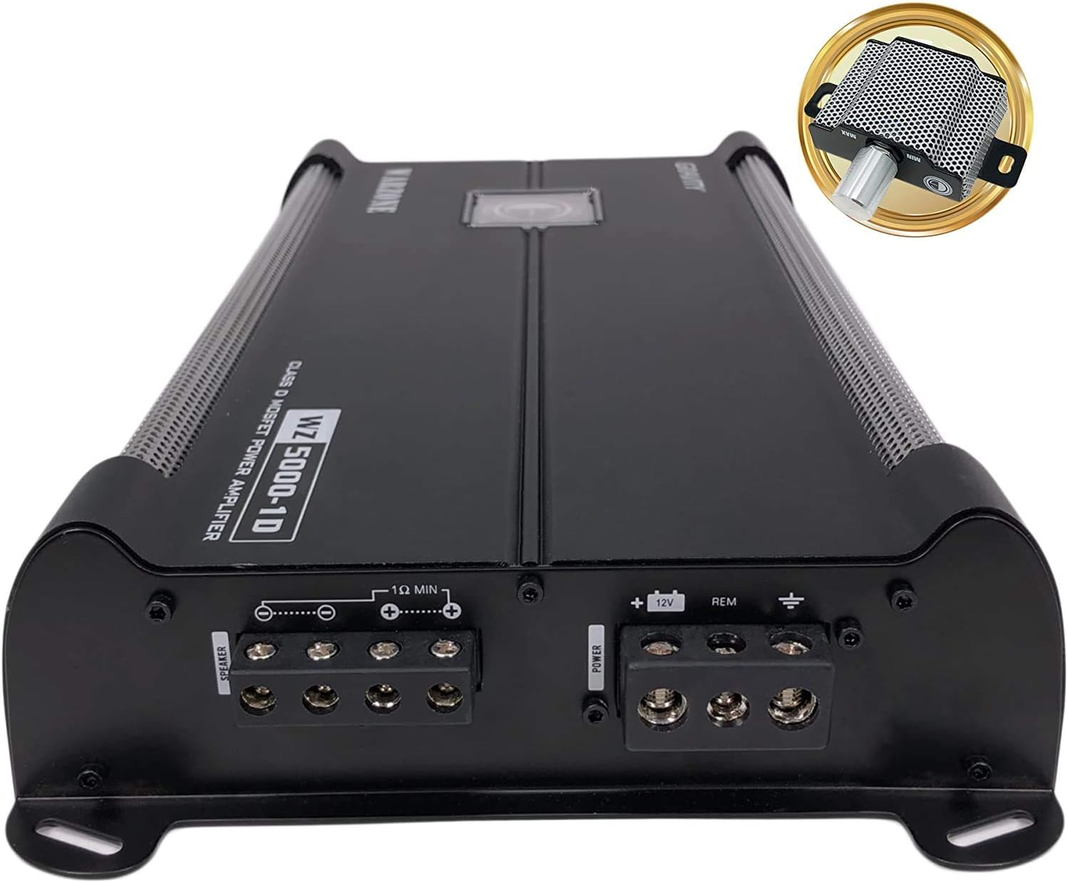 Car Electronics Digital 1 Ohm Stable 5000 Watts Peak Power Mosfet Power