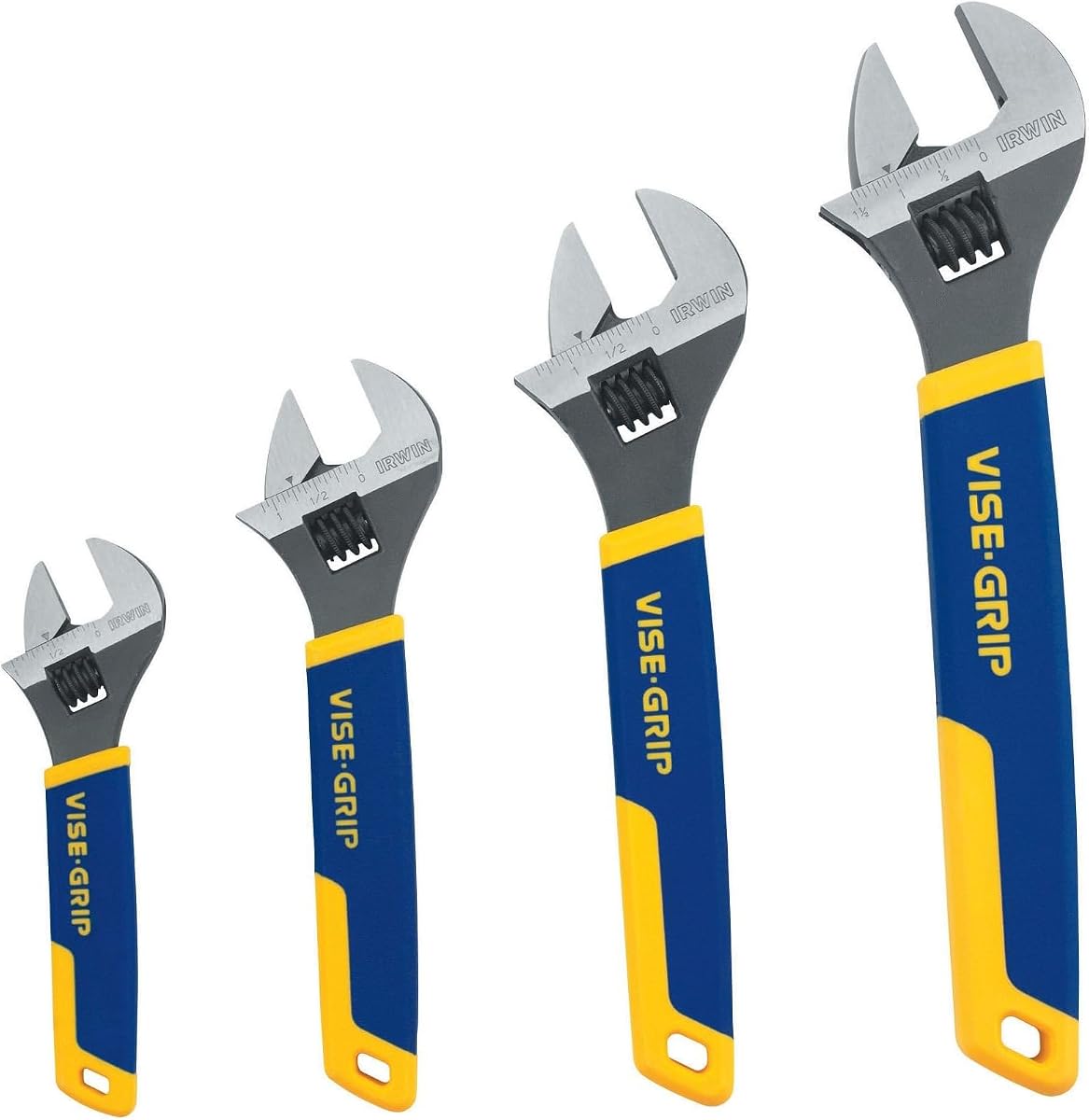 Vise-Grip Adjustable Wrench Set, SAE/MM, 4-Piece (2078706)