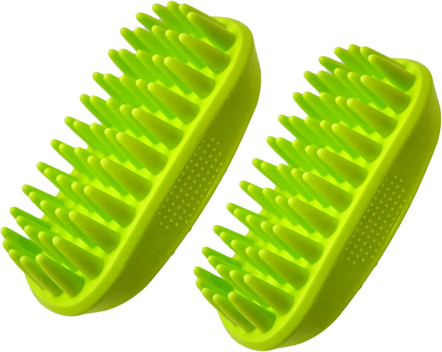 WEIGAV Dog Silicone Shampoo Brush Easy To Clean Dog Massage Comb Soft