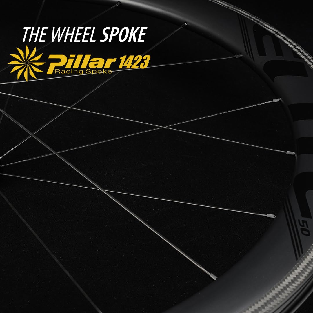 ELITEWHEELS SLT Carbon Fiber Road Bike Wheels 700C Ceramic Bearing Hub Tubeless Compatible Clincher Wheelset Pillar 1423 Spoke In Dubai - UAE | Wheels - View #8