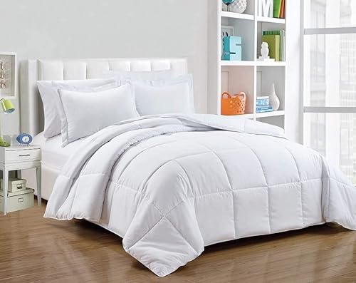 100% egipcio más acogedor 8 piezas (1 edredón+1 falda de cama + 2 fundas de almohada + 4 juego de sábanas) Juego de sábanas de 15 pulgadas de