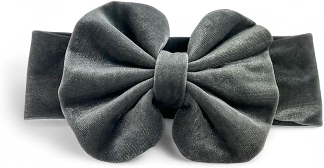 Diadema Bebé Terciopelo Lazo Grande