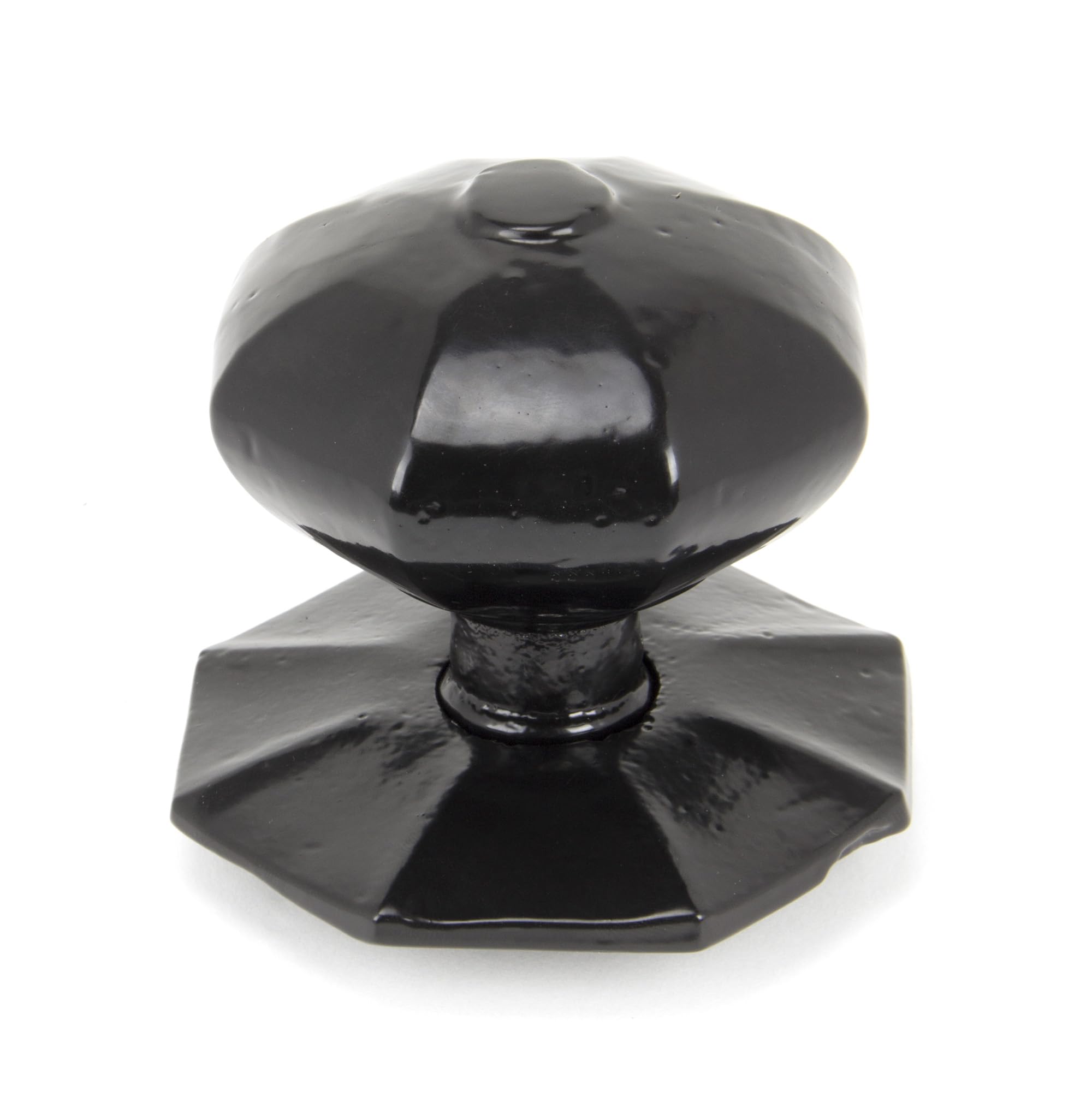 From The Anvil Black Octagonal Centre Door Knob - Internal