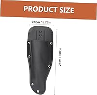 Vista 9 de Happyyami Pinza de podadora de cuero para tijera, abrazaderas de inglete para recortar alicates, soporte para herramientas de caza, protector
