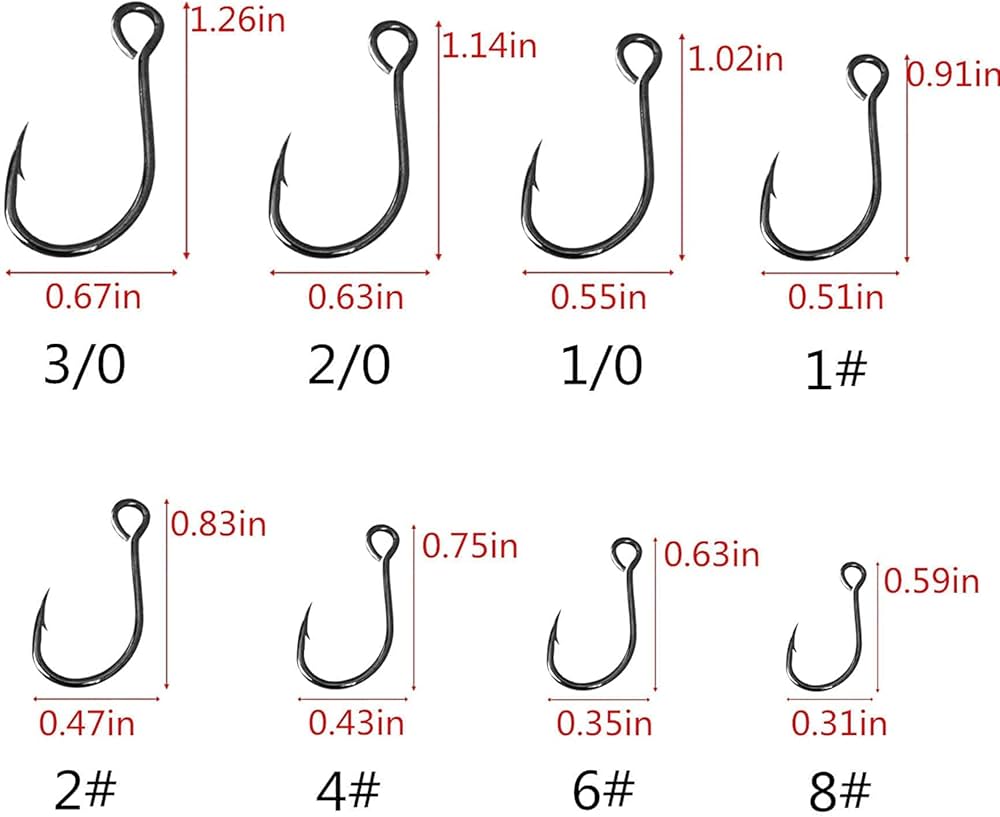 Amazon | フィッシングシングル交換用フック インラインラージ