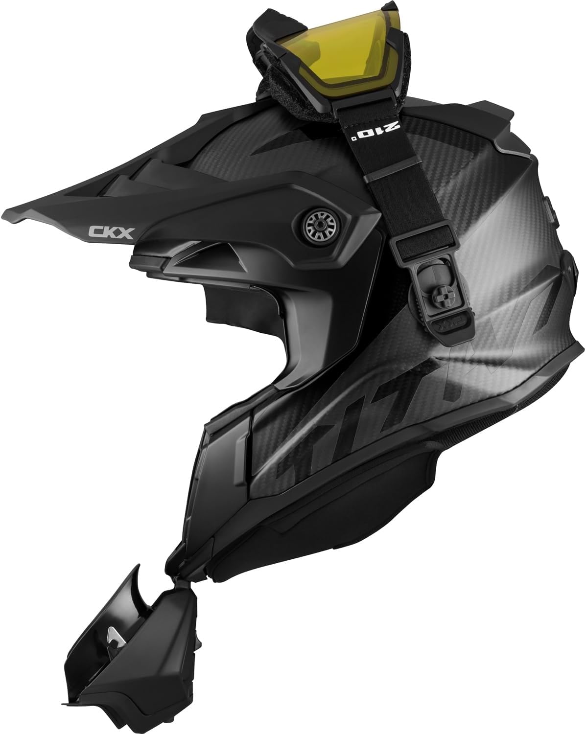CKX Titan Original Carbon Helmet - Trail and Backcountry Solid No Shield